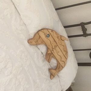 Wall Decor Dolphin wood Art “Flipper”